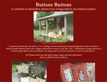 Tablet Screenshot of buttonsbuttons.com